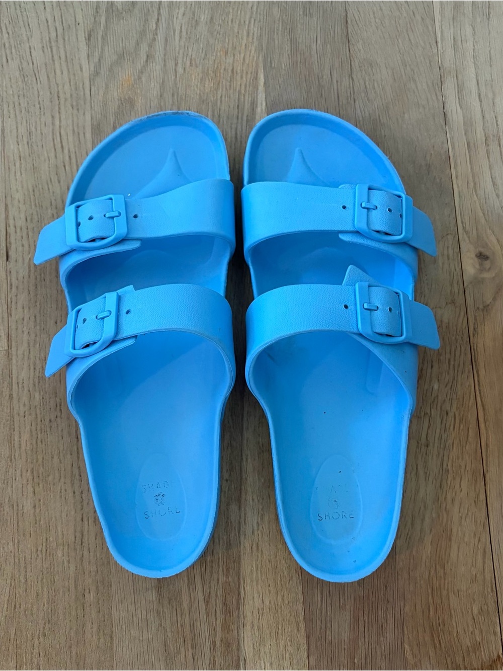 🩵☀️ Shade & Shore Birkenstock Style Sandals | Women's Size 9 | Blue